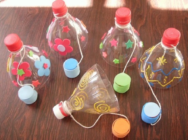 Brinquedos reciclados para crianças